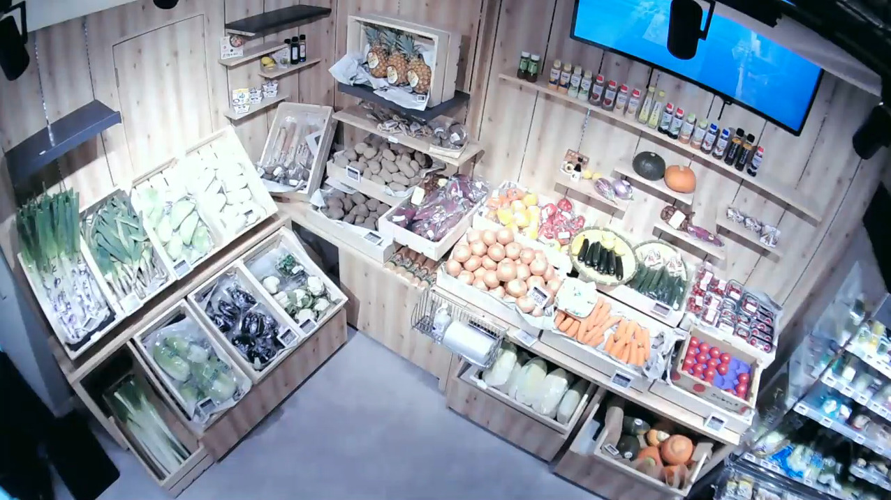 きりもや十番野菜コーナーライブカメラ(東京都港区麻布十番)