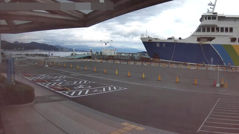 駿河湾フェリー清水港ライブカメラ(静岡県静岡市清水区)