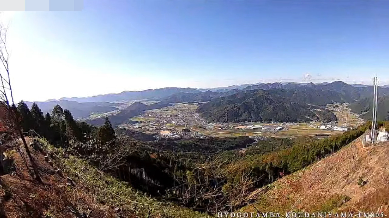 805たんば高谷山ライブカメラ(兵庫県丹波市市島町上垣)