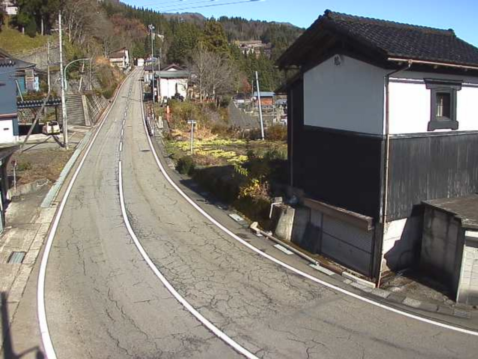 国道304号見座ライブカメラ(富山県南砺市見座)