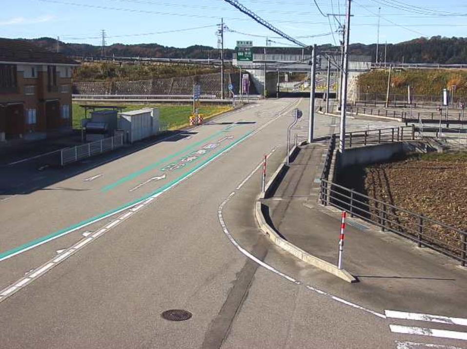 富山県道279号安居福野線柴田屋ライブカメラ(富山県南砺市柴田屋)