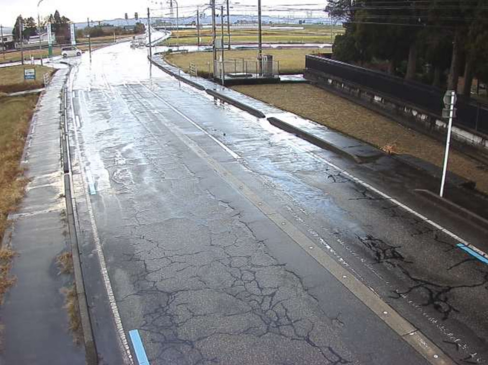 富山県道35号立山山田線福居ライブカメラ(富山県富山市福居)