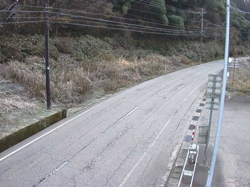 富山県道42号小矢部福光線小森谷ライブカメラ(富山県小矢部市小森谷)