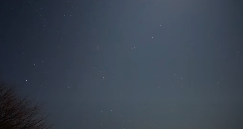 南阿蘇ルナ天文台ふたご座流星群ライブカメラ(熊本県南阿蘇村白川)