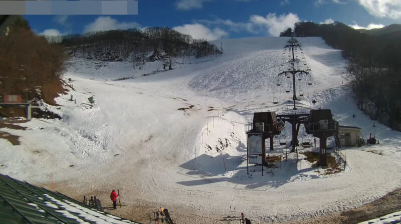 奥利根スノーパークライブカメラ(群馬県みなかみ町向山)