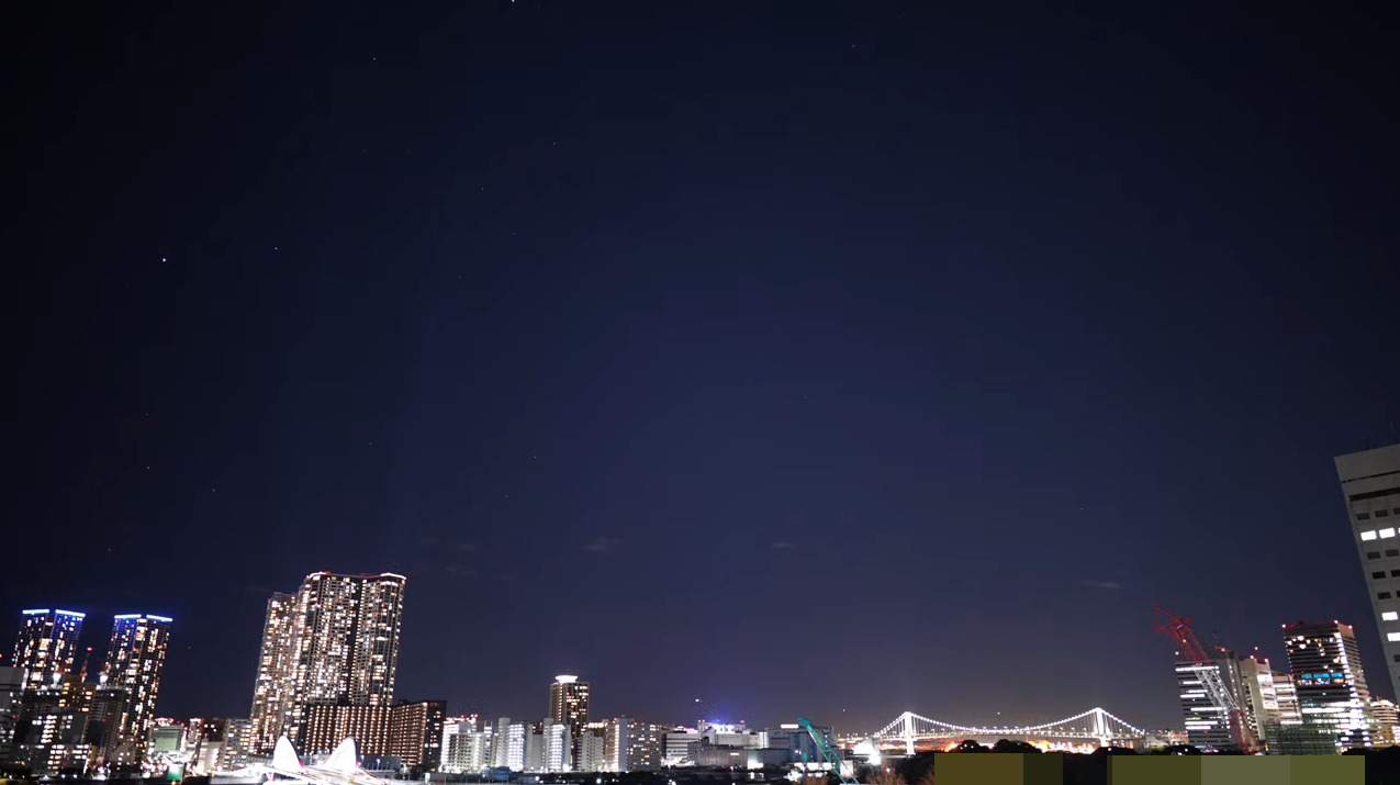 朝日新聞東京本社レインボーブリッジライブカメラ(東京都中央区築地)