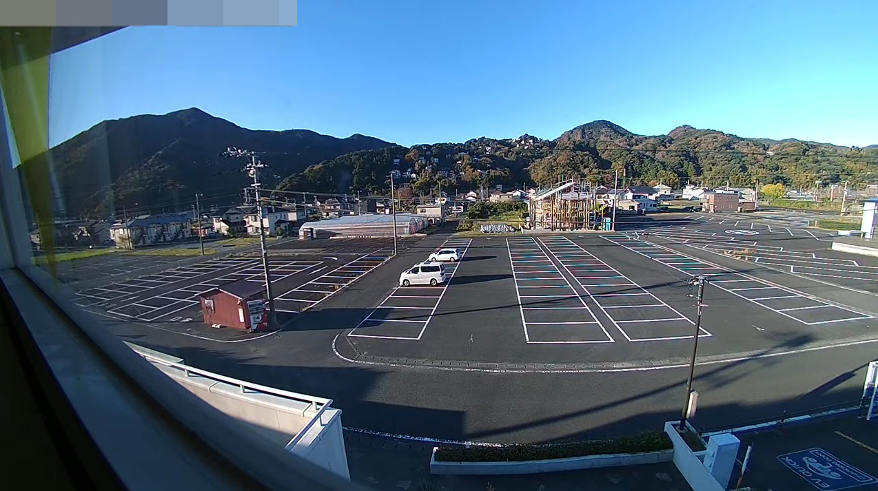 河津桜観光交流館駐車場第2ライブカメラ(静岡県河津町笹原)