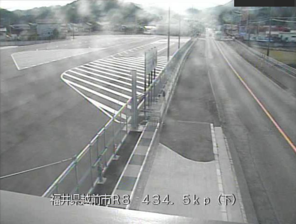 国道8号白崎ライブカメラ(福井県越前市白崎町)