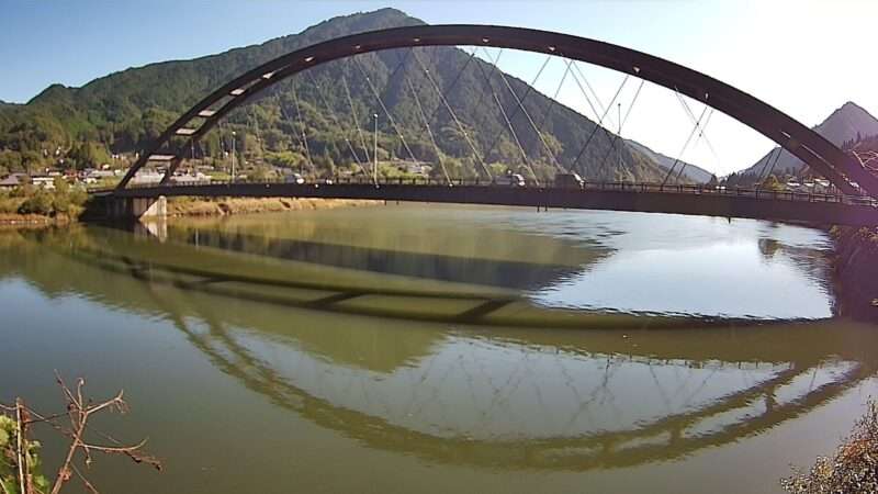 木曽川阿寺橋ライブカメラ(長野県大桑村野尻)