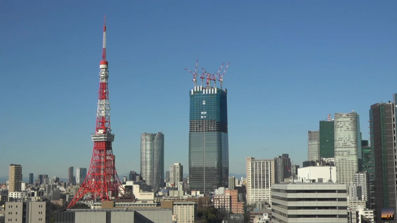 LIVETOKYOSKY虎ノ門麻布台プロジェクトライブカメラ(東京都港区)