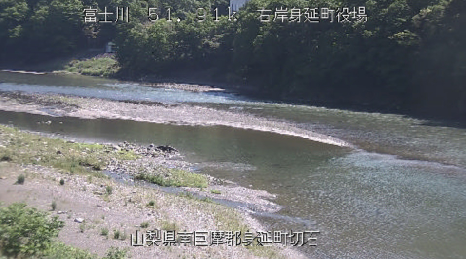 富士川身延町役場ライブカメラ(山梨県身延町切石)