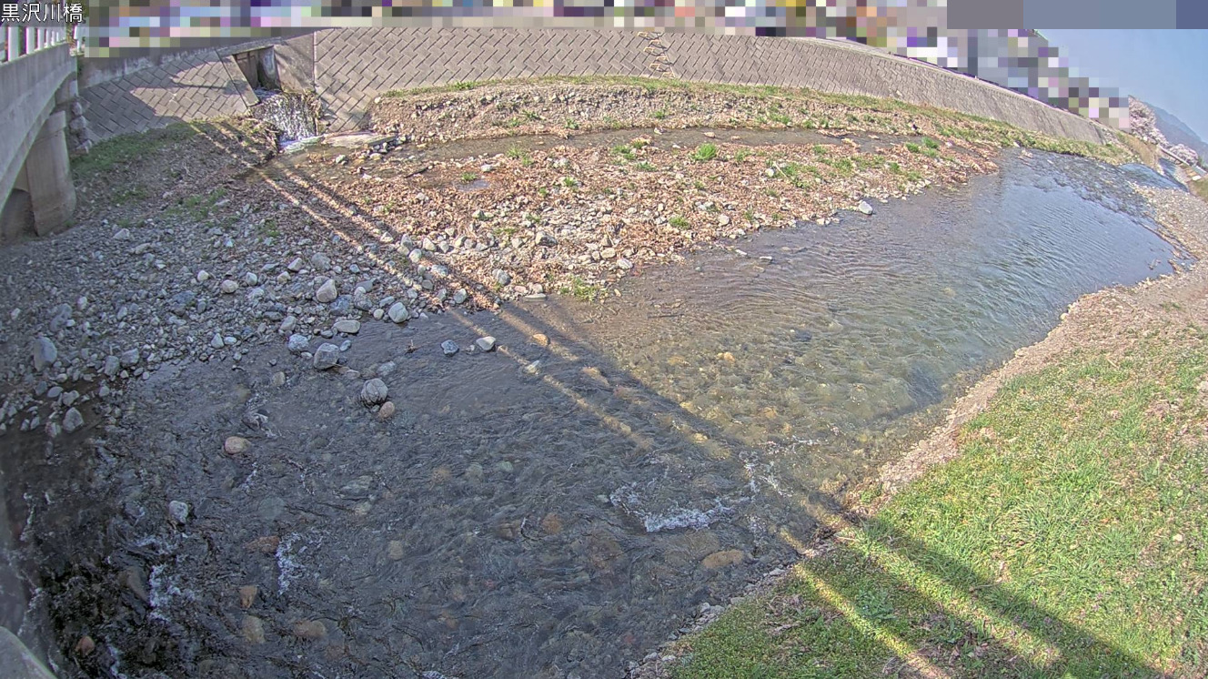 黒沢川黒沢川橋ライブカメラ(長野県安曇野市三郷温)