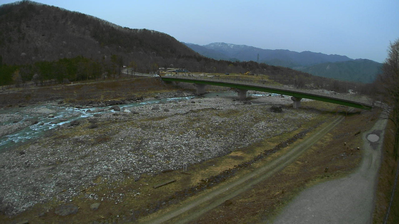 松川白馬大橋ライブカメラ(長野県白馬村北城)