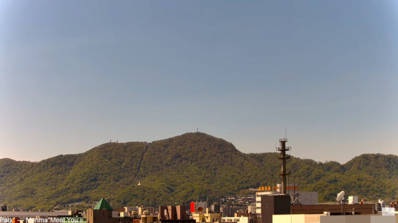 札幌藻岩山ライブカメラ(北海道札幌市中央区)