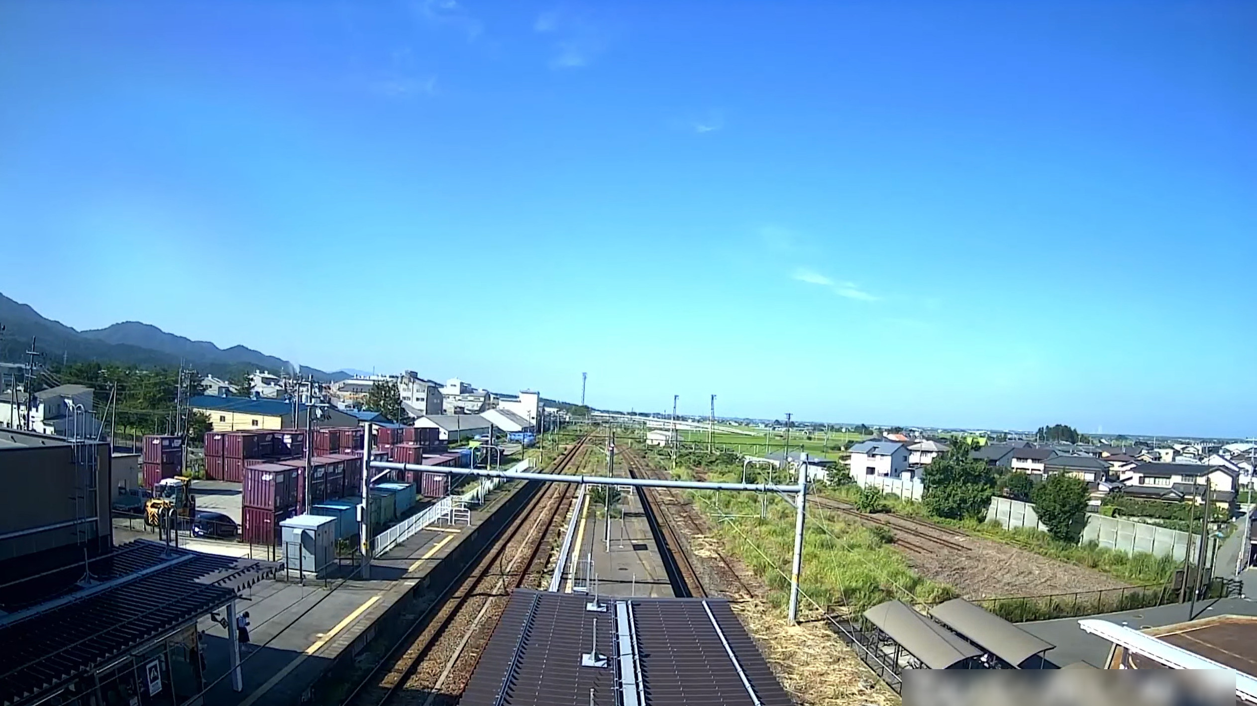 JR中条駅運行状況ライブカメラ(新潟県胎内市表町)