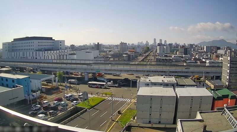 札幌新道石狩街道交差点ライブカメラ(北海道札幌市北区)