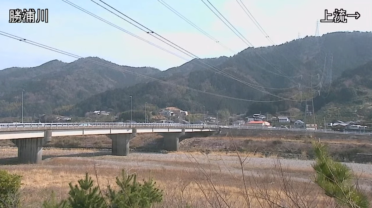 勝浦川今山橋ライブカメラ(徳島県勝浦町沼江)