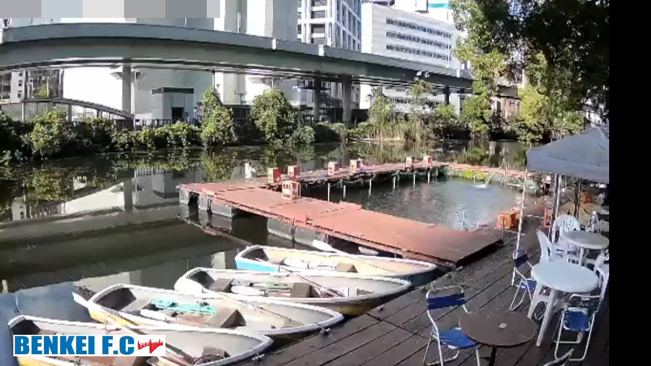弁慶橋ボート場ライブカメラ(東京都千代田区紀尾井町)