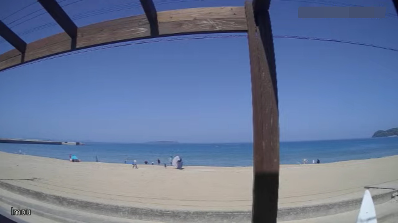 パンタイバグース福間海岸ライブカメラ(福岡県福津市西福間)