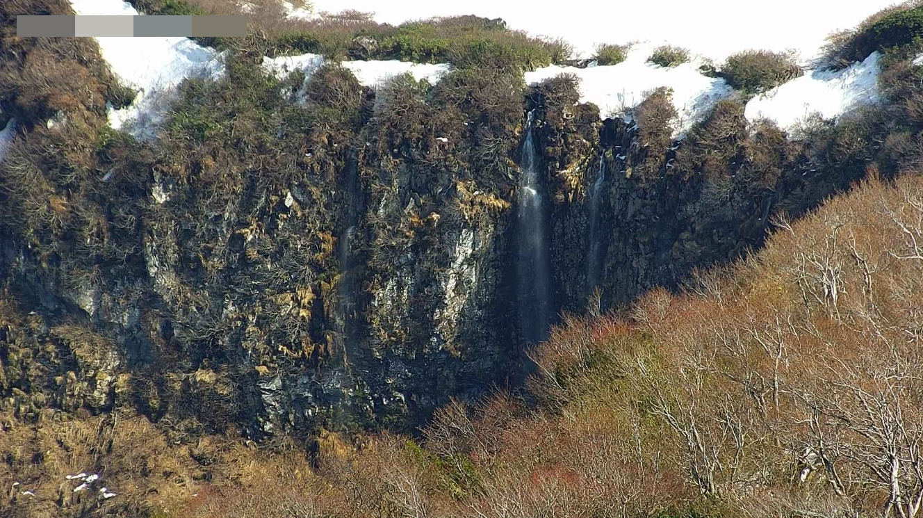 鉾立山荘渓谷の滝ライブカメラ(秋田県にかほ市象潟町小滝)
