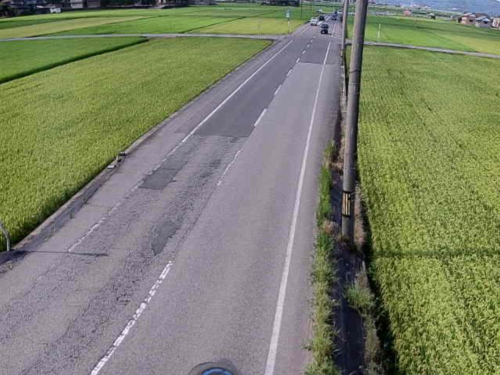 福井県道28号福井朝日武生線在田ライブカメラ(福井県福井市在田町)