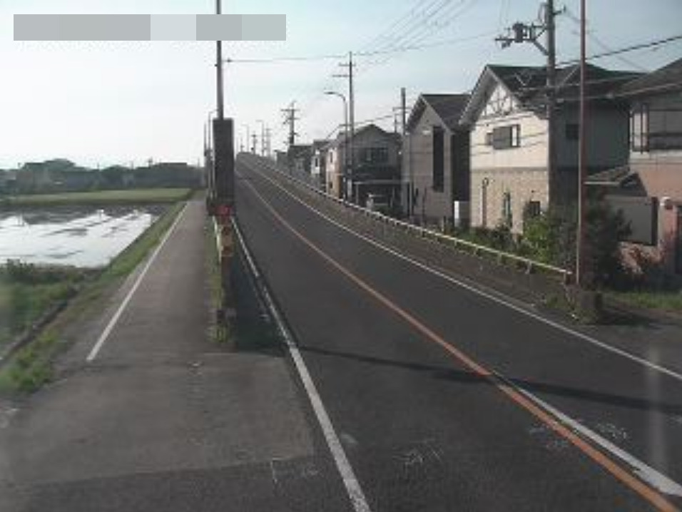 滋賀県道26号大津守山近江八幡線金田跨線橋北側ライブカメラ(滋賀県近江八幡市西庄町)