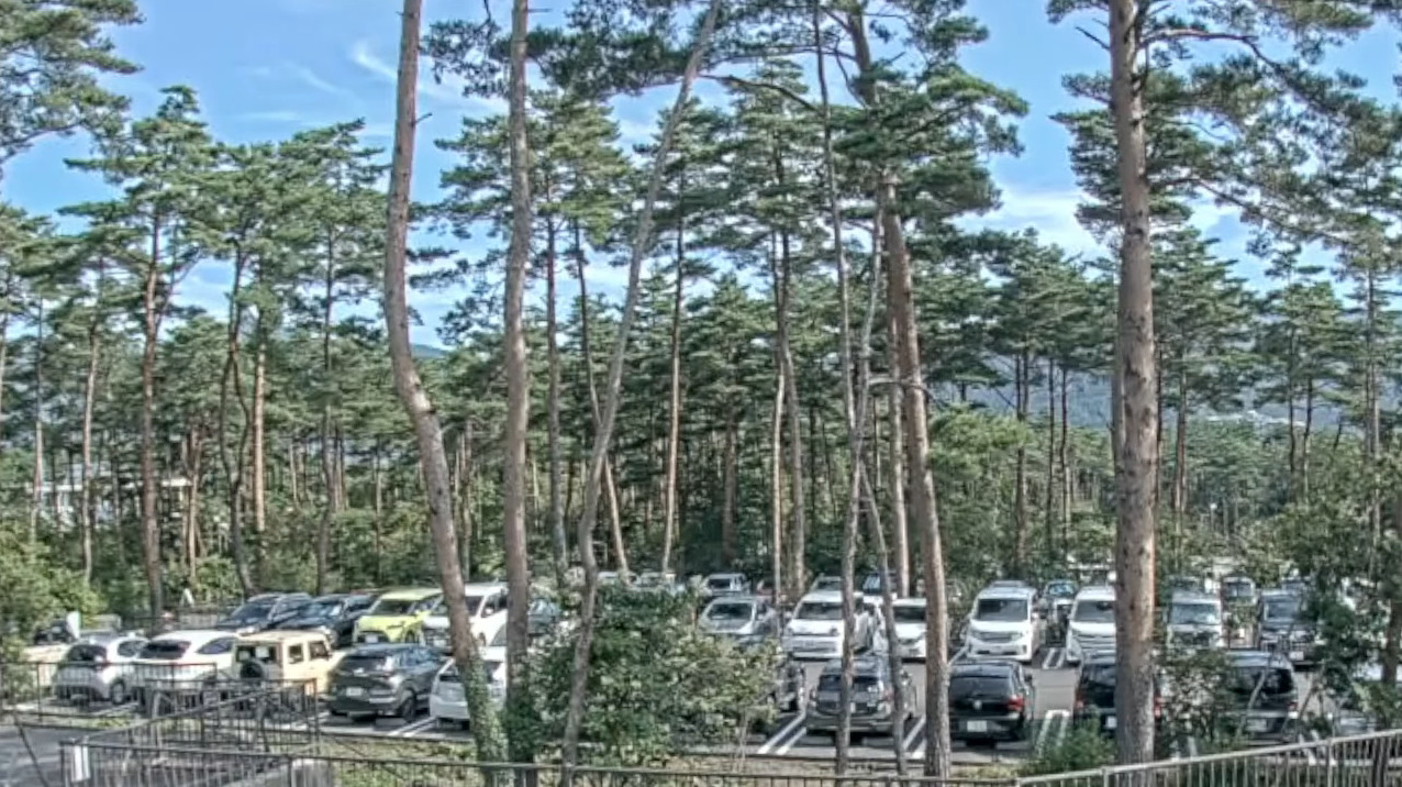 富士山パーキング駐車場ライブカメラ(山梨県富士吉田市上吉田)
