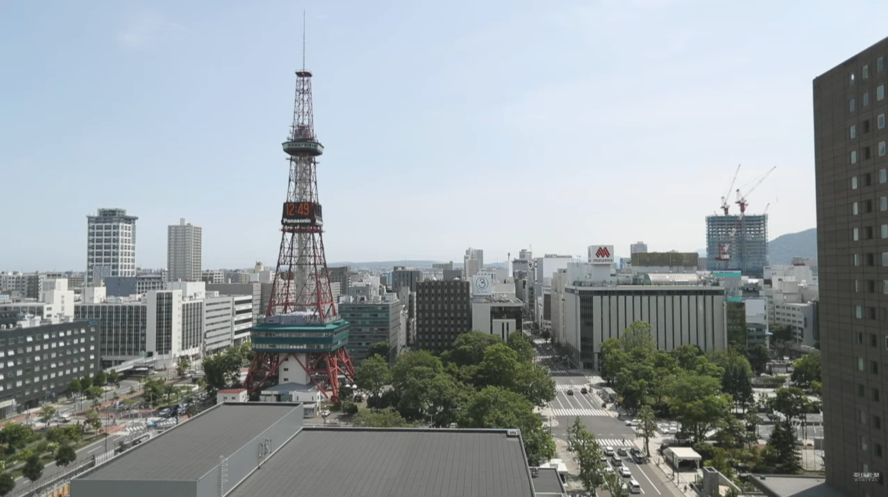 朝日新聞社札幌大通公園さっぽろテレビ塔ライブカメラ(北海道札幌市中央区北1条西1丁目)