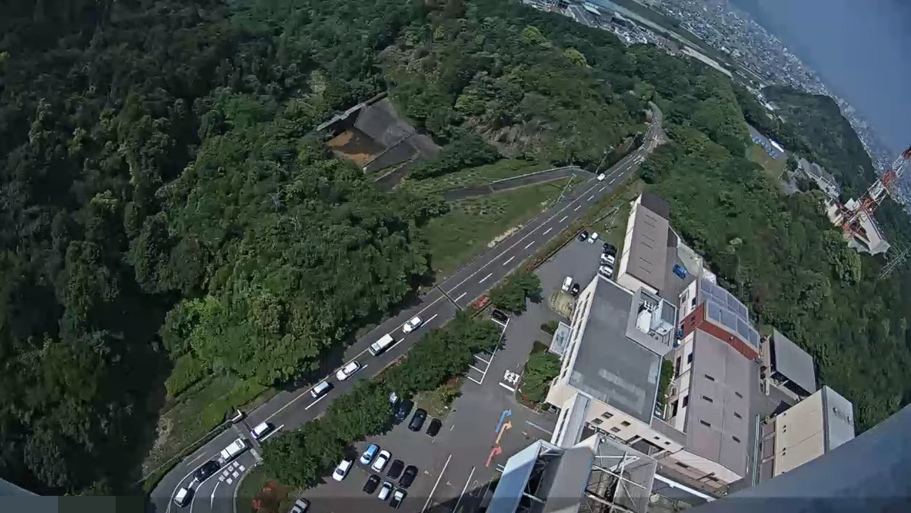 新居浜市清掃センター渋滞状況ライブカメラ(愛媛県新居浜市観音原町)
