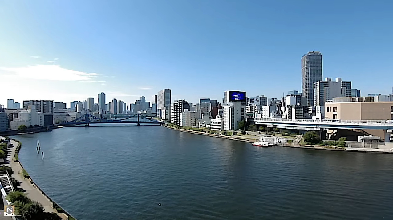 東京隅田川テラスライブカメラ(東京都江東区)