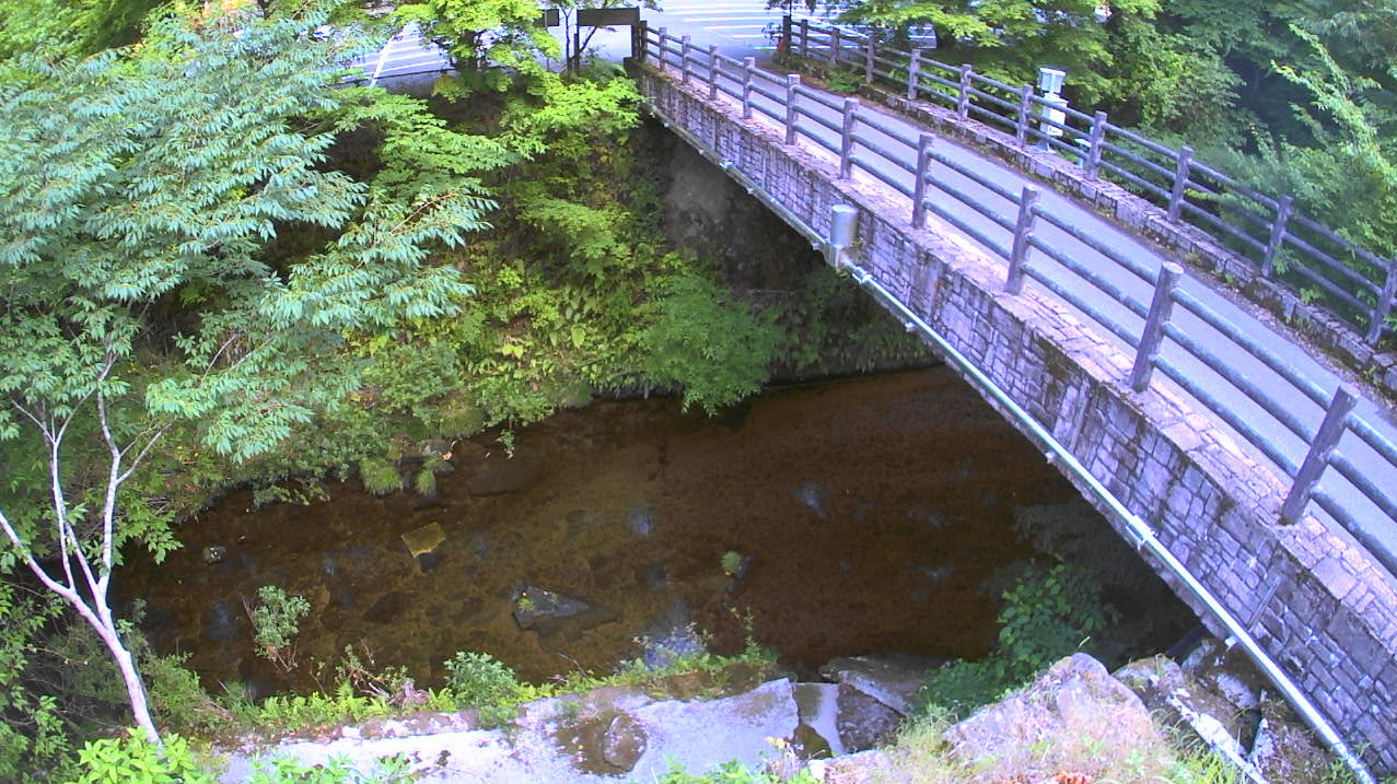 山移川温泉橋ライブカメラ(大分県中津市耶馬溪町深耶馬)
