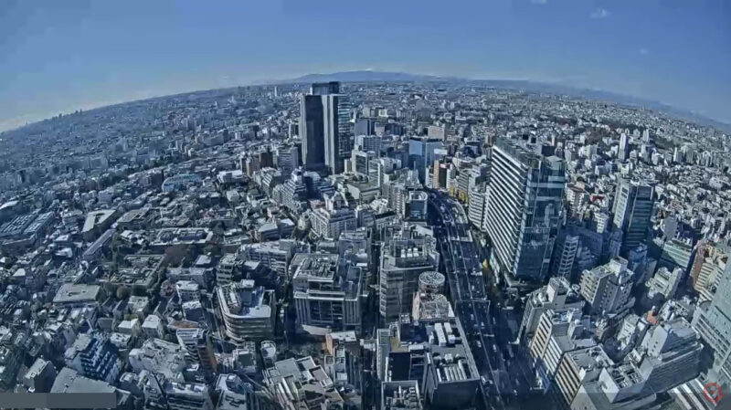 セルリアンタワー東急ホテルライブカメラ(東京都渋谷区桜丘町)