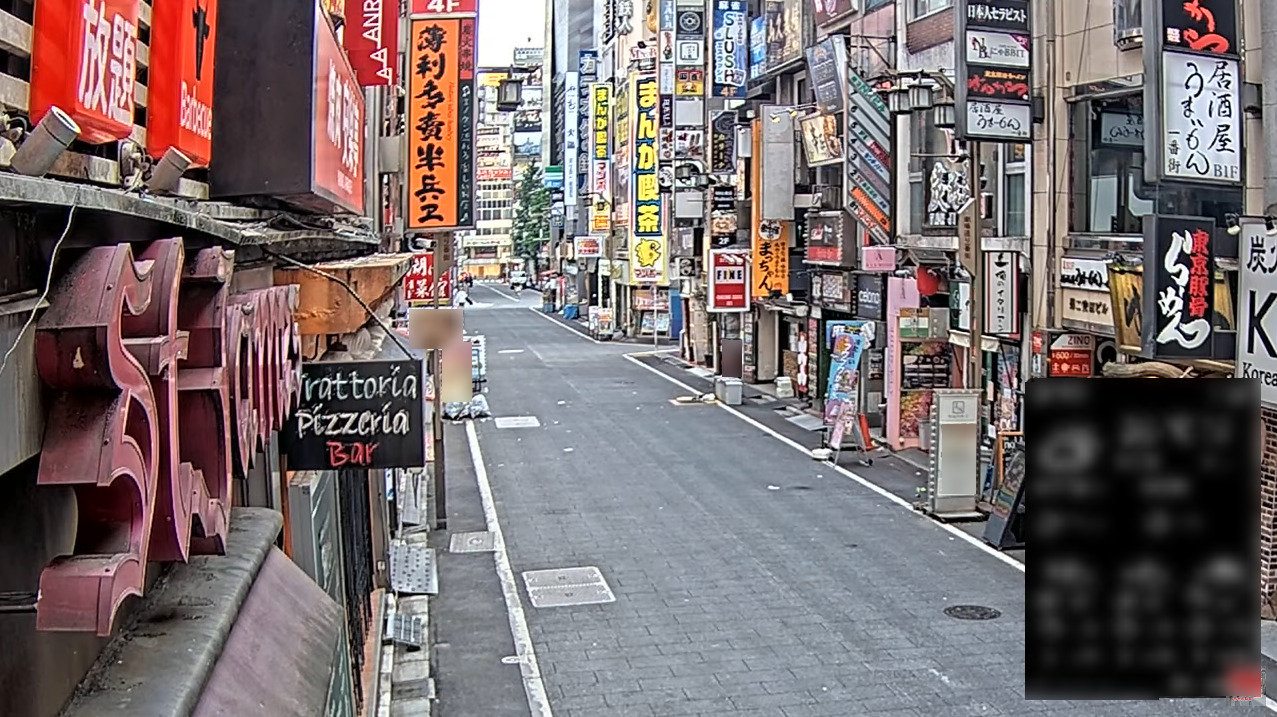 歌舞伎町一番街第2ライブカメラ(東京都新宿区歌舞伎町)