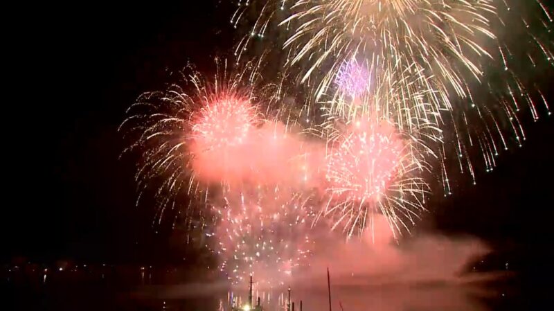 うわじま牛鬼まつり海上花火大会ライブカメラ(愛媛県宇和島市)