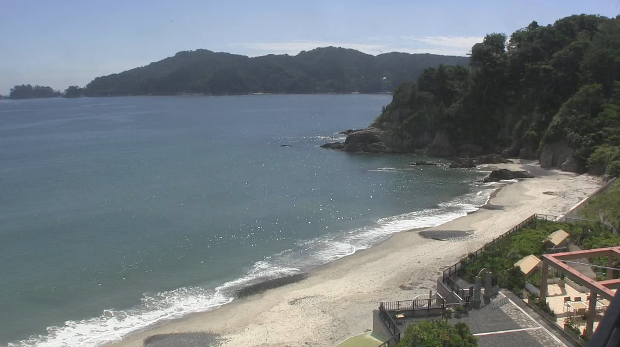 三陸花ホテルはまぎく浪板海岸ライブカメラ(岩手県大槌町浪板海岸)