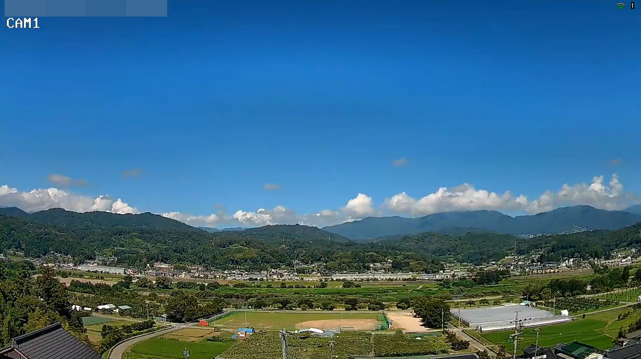 龍江川路駅方面ライブカメラ(長野県飯田市龍江)