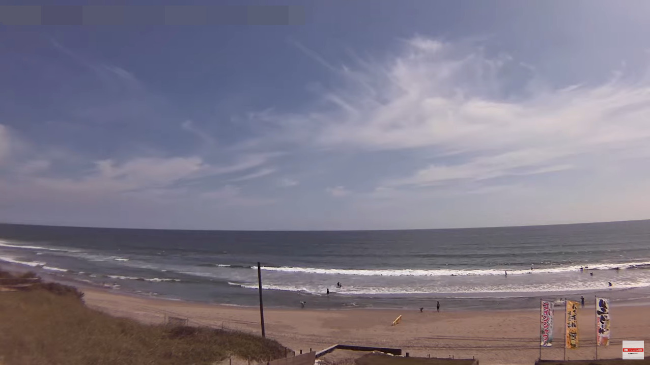 WaveGarage大竹海岸ライブカメラ(茨城県鉾田市大竹)