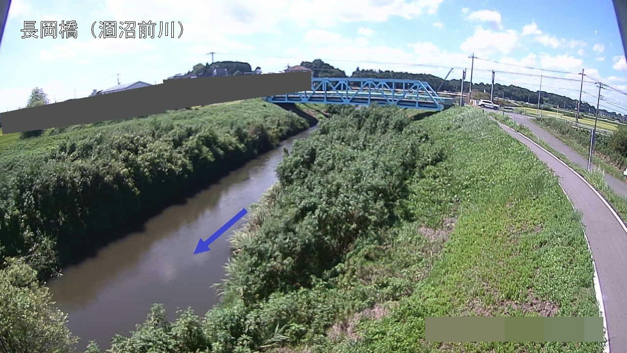 涸沼前川長岡橋ライブカメラ(茨城県茨城町長岡)