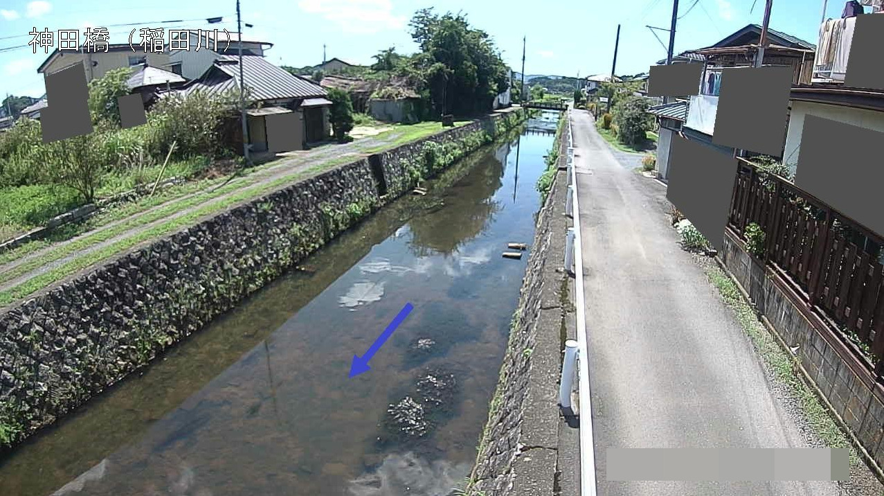 稲田川神田橋ライブカメラ(茨城県笠間市稲田)