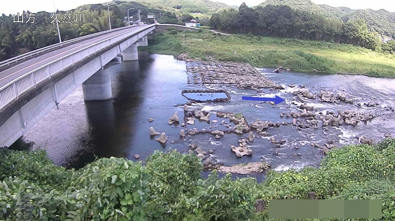 久慈川山方ライブカメラ(茨城県常陸大宮市山方)