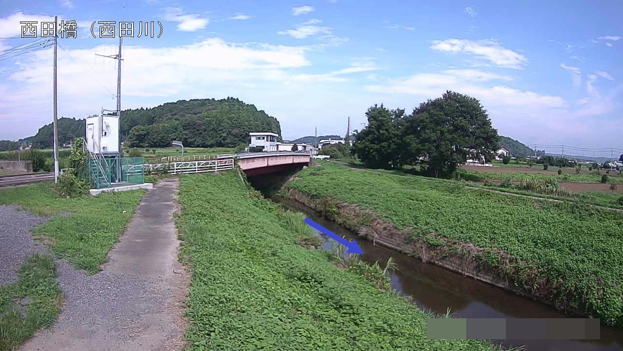 西田川西田橋ライブカメラ(茨城県水戸市藤井町)
