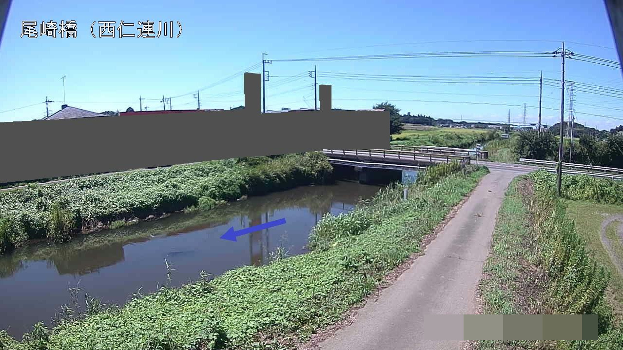 西仁連川尾崎橋ライブカメラ(茨城県古河市尾崎)