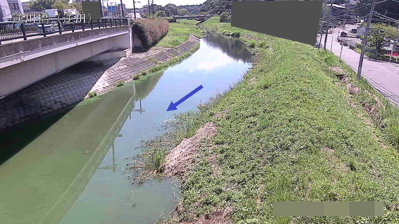 逆川逆川橋ライブカメラ(茨城県水戸市千波町)