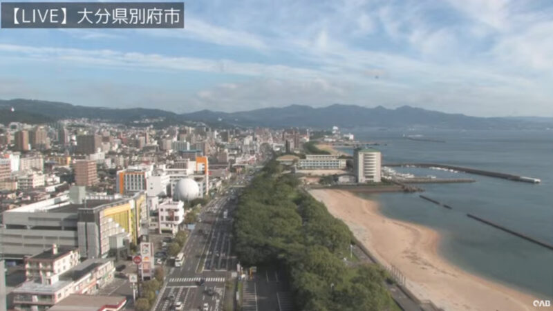 OAB別府ライブカメラ(大分県別府市北浜)