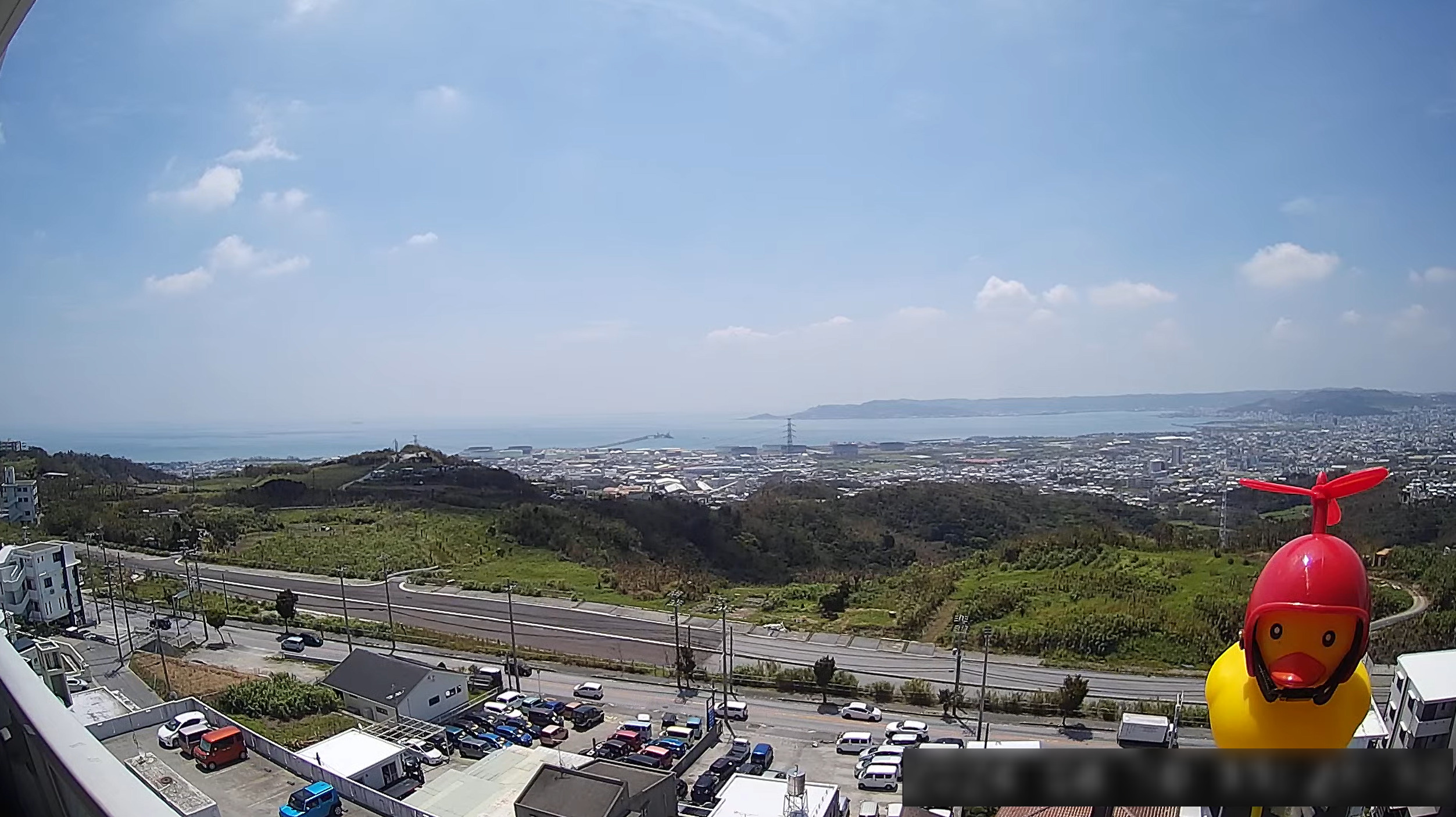 西原高台中城湾ライブカメラ(沖縄県西原町)