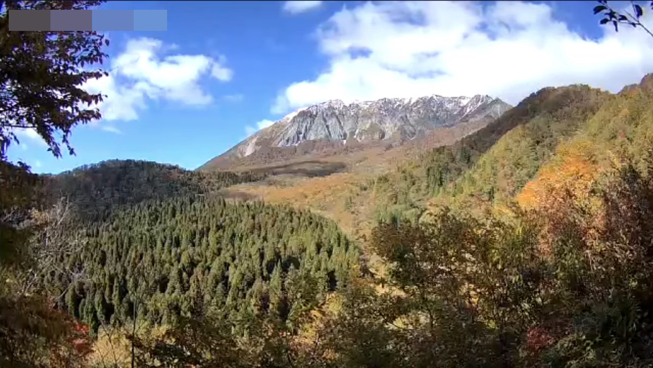 NKT鍵掛峠大山紅葉ライブカメラ(鳥取県江府町大河原)