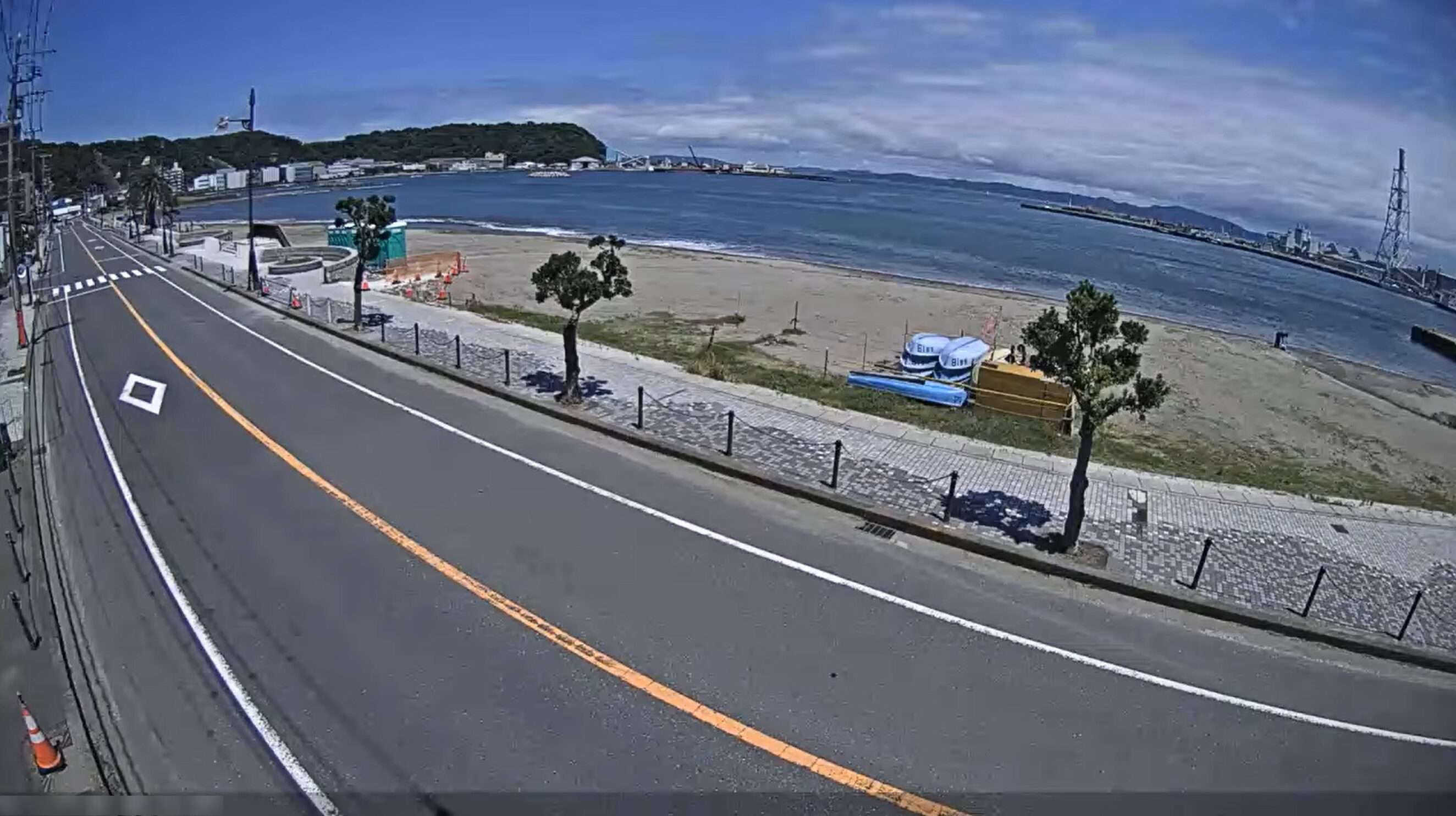 久里浜海岸ライブカメラ(神奈川県横須賀市久里浜)