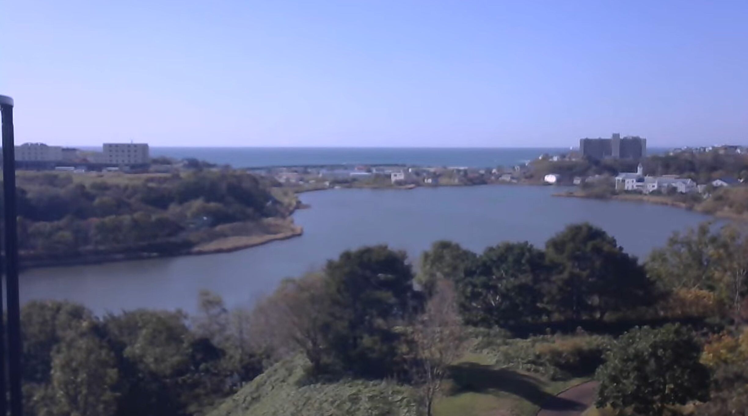 釧路市立博物館夕日ラウンジライブカメラ(北海道釧路市春湖台)