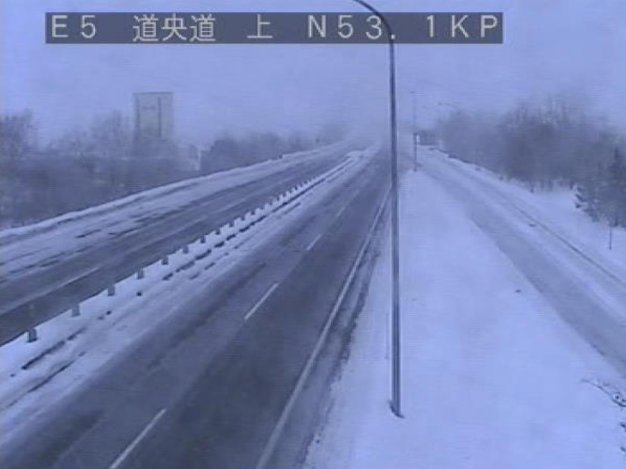 道央自動車道美唄インターチェンジライブカメラ(北海道美唄市東明)