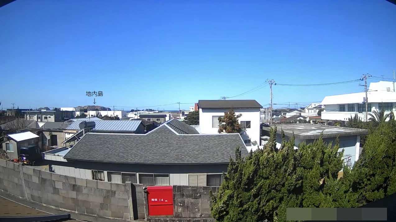 ゲストハウスYoSoBe新島島内ライブカメラ(東京都新島村本村)